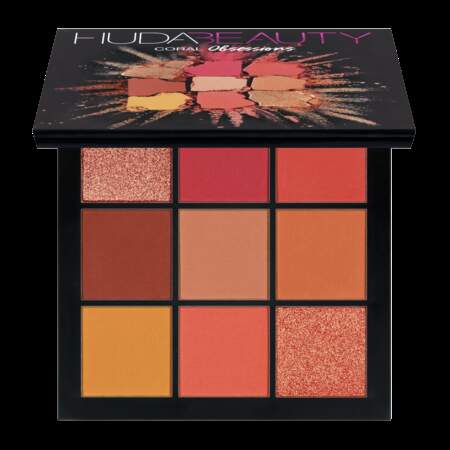 Palette coral obsessions, Huda Beauty, 29,95€