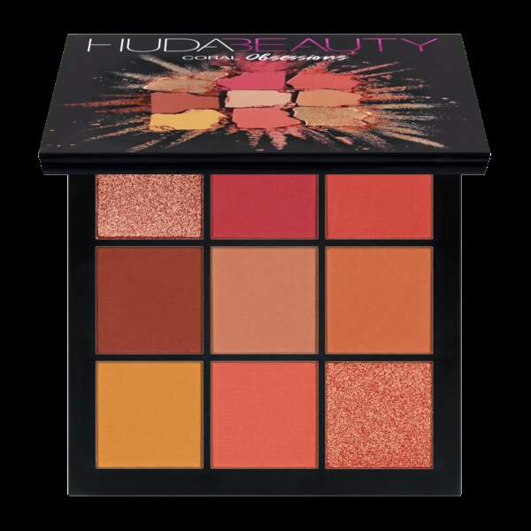 Palette coral obsessions, Huda Beauty, 29,95€