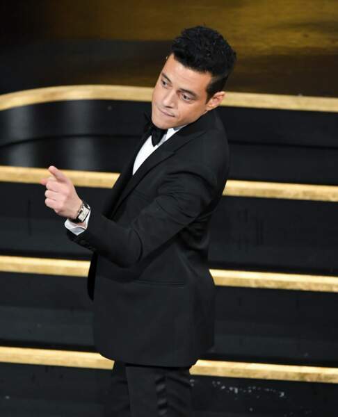 Rami Malek reçoit l'Oscar du meilleur acteur pour son rôle dans Bohemian Rhapsody