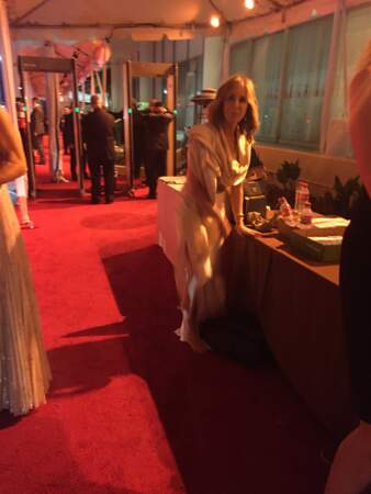 Golden Globes 2017 : Felicity Huffman à la fin de la soirée