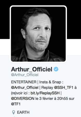 Arthur est très présent sur les réseaux sociaux