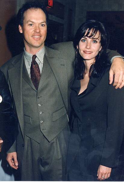 Michael Keaton et Courteney Cox 