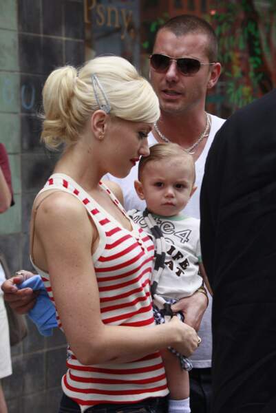 Gwen Stefani avec son fils aîné Kingston