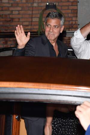 George Clooney en amoureux à Venise