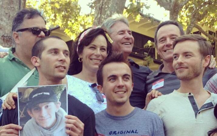 En 2012, lorsque le casting s'est réuni, Justin Berfield portait sa photo