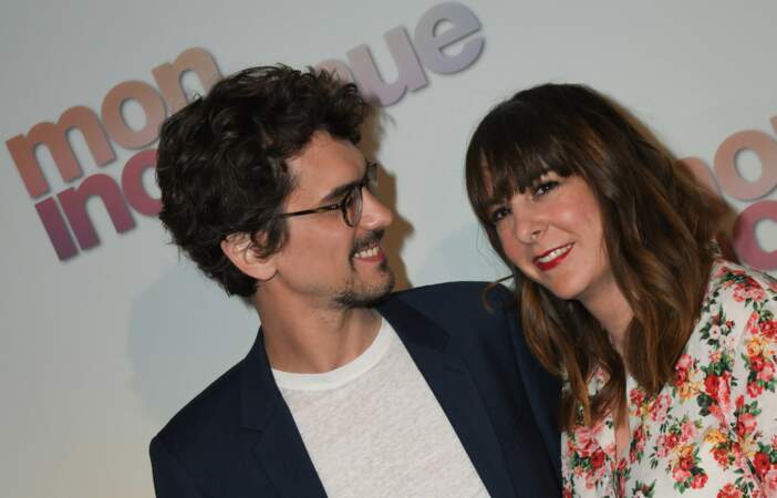 Hugo Gélin et sa femme Nina Rives à l'avant-première de Mon Inconnue au cinéma UGC Normandie, le 1er avril 2019