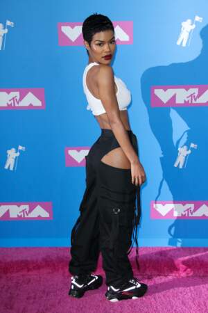 Teyana Taylor aux MTV Video Music Awards 2018, le 20 août, à New York