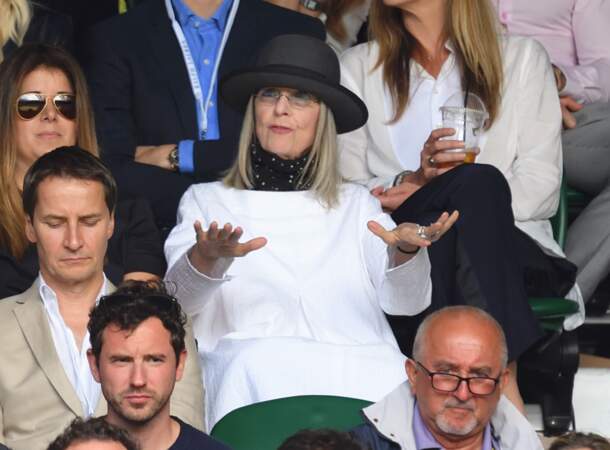Wimbledon 2016 : l'actrice Diane Keaton