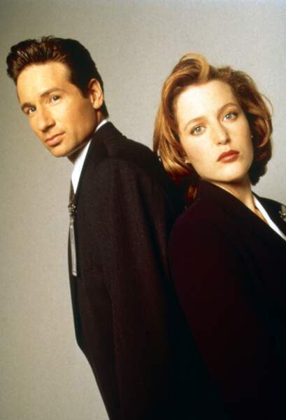 Gillian Anderson et David Duchovny à l'époque de X-Files