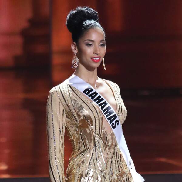Miss Bahamas en version concours de beauté