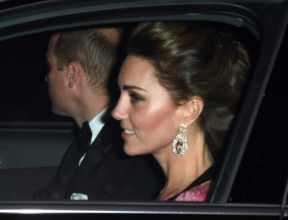Le prince William et Kate Middleton à l'anniversaire du prince Charles