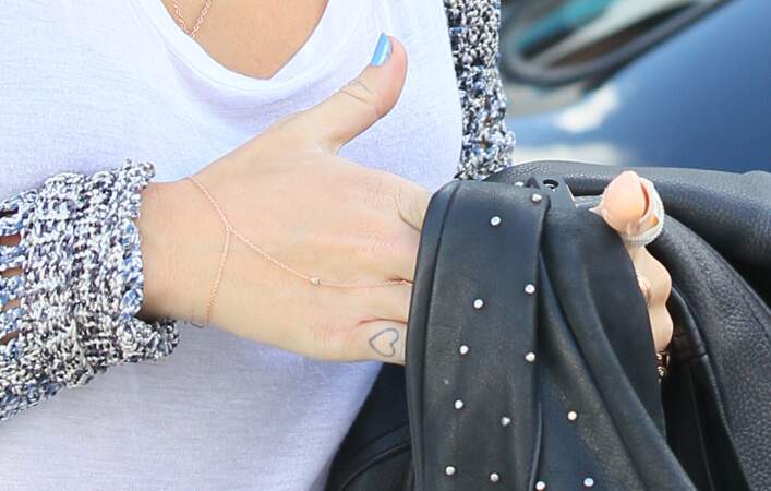Le tatouage coeur de Miley Cyrus 