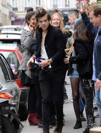 Harry Styles dans le quartier de Montmartre