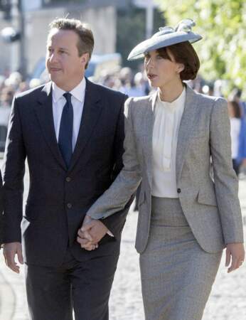 ... avec David Cameron, Premier ministre anglais, et son épouse Samantha... 