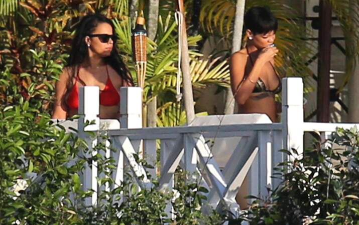 Rihanna et une amie