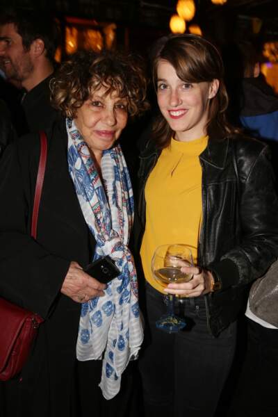 Liliane Rovere et Fanny Sidney à la fête de fin de tournage de la saison 3 de Dix pour cent, le 25 avril à Paris