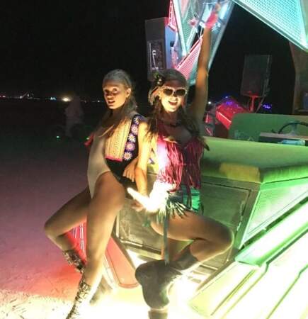 Paris Hilton au Festival Burning Man 