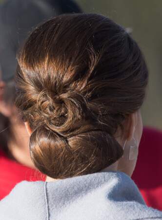 Coiffure : 10 chignons pour cheveux mi-longs (Kate Middleton)