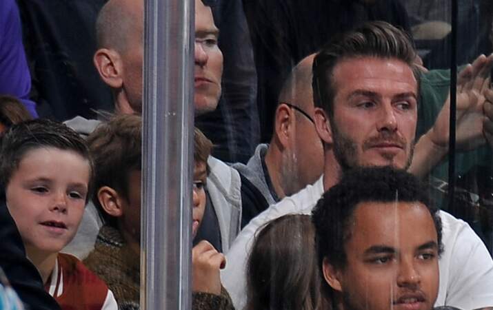 Les Beckham au Staple Center