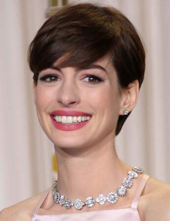 Anne Hathaway lors de la cérémonie des Oscars
