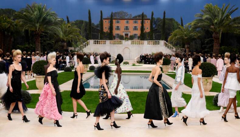 Défilé Chanel haute couture printemps-été 2019, au Grand Palais, le 22 janvier