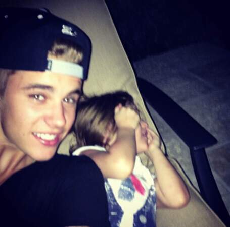 Justin Bieber et sa petite soeur Jazmine