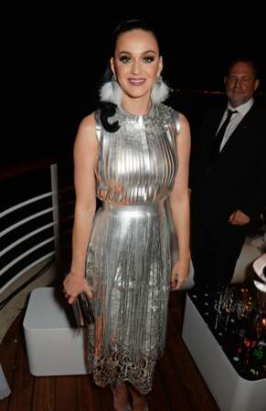Cannes 2016 - dîner de l'AmfAR : Katy Perry et sa tenue numéro 3