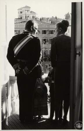 La famille princière lors de la fête nationale de 1962