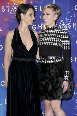 Avant-première de Ghost in the Shell : Juliette Binoche et Scarlett Johansson