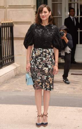 Défilé Christian Dior haute couture 2016-2017 : Marion Cotillard