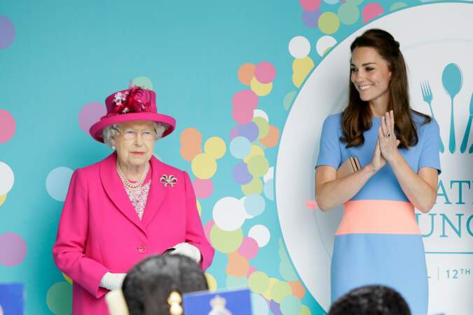 90 ans d'Elizabeth II jour 2 : Kate Middleton applaudit très très bien