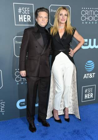 Julia Roberts et Shea Whigham aux Critics' Choice Awards 2019, à Santa Monica