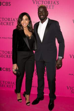 Défilé Victoria's Secret : le footballeur Mamadou Sakho et sa femme Majda 