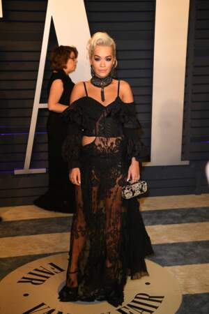 Rita Ora à l'after party Vanity Fair des Oscars 2019