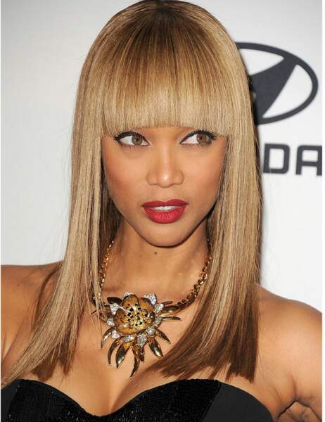 Tyra Banks avec maquillage