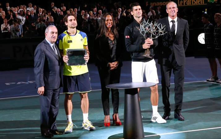 Novak Djokovic a remporté le tournoi face à David Ferrer en deux sets, 7-5, 7-5