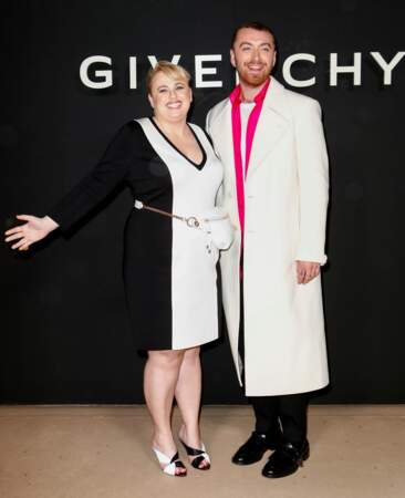 Rebel Wilson et Sam Smith au défilé Givenchy, dimanche 3 mars à la fashion week Paris