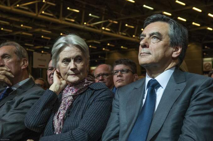 Penelope Fillon et François Fillon en plein PenelopeGate, lors du meeting du candidat en janvier 2017