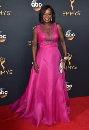 Emmy Awards 2016 : Viola Davis en Marchesa