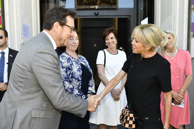 Brigitte Macron : merci beaucoup pour la visite, c'était sympa