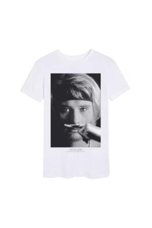 Johnny Hallyday : ces marques qui proposent des T-shirts à son effigie (Eleven Paris)