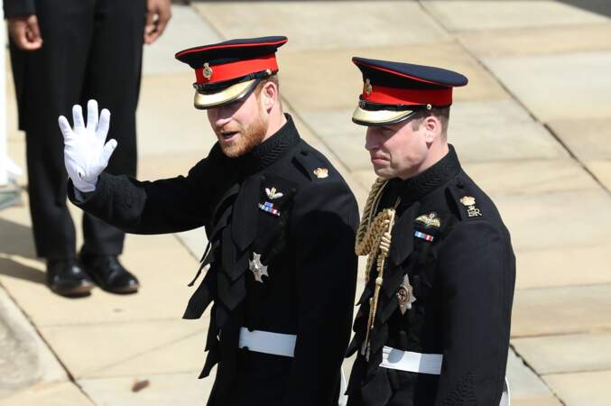 Royal Wedding : l'arrivée des princes William et Harry