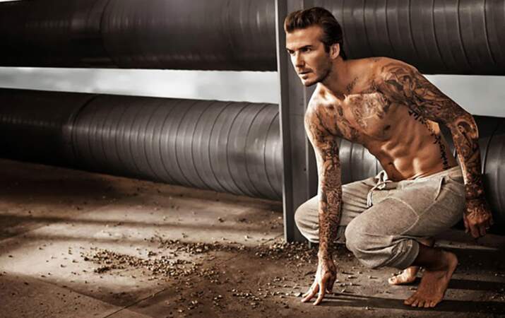 David Beckham et ses incroyables tablettes de chocolat
