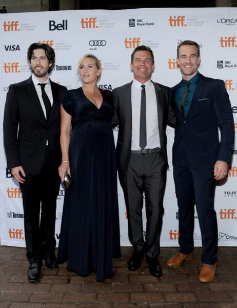 Jason Reitman, Kate Winslet, Josh Brolin et James Van Der Beek