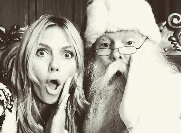 Heidi Klum et le Père Noël