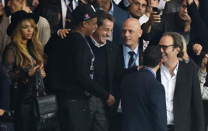 Nicolas Sarkozy, Jay Z et Xavier Niel, le patron de l’opérateur Free