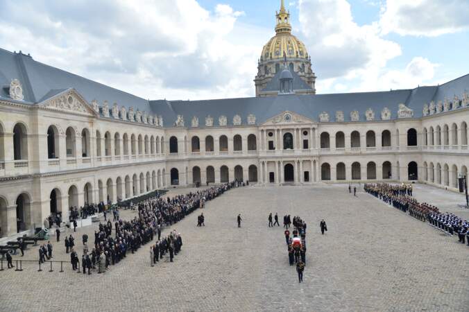 Les obsèques d'Alain Decaux se déroulent en la cathédrale Saint-Louis-des Invalides