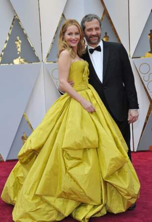 Les plus beaux couples des Oscars 2017 : Leslie Mann et Judd Apatow