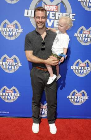 James Van Der Beek et son petit Joshua
