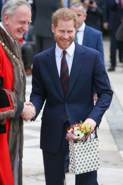 Le prince Harry était très souriant et décontracté à l'occasion de cette sortie à Londres le 4 avril 2019